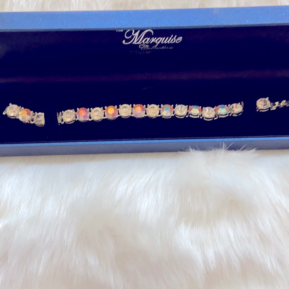 The marquise collection diamanté bracelet